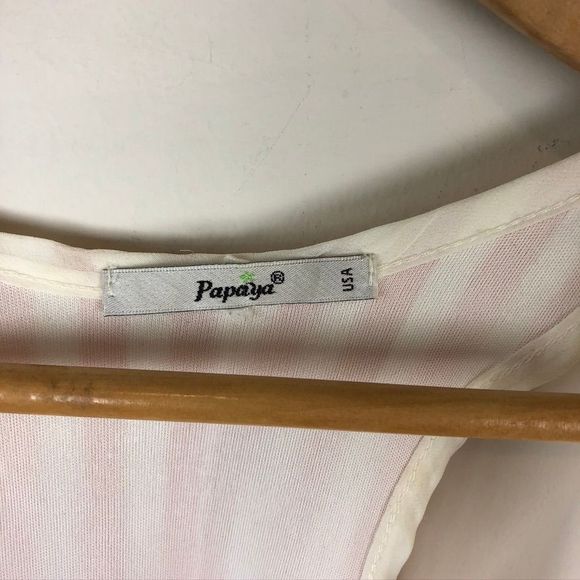 Papaya Chiffon Layered Tank Top - Picture 2 of 6